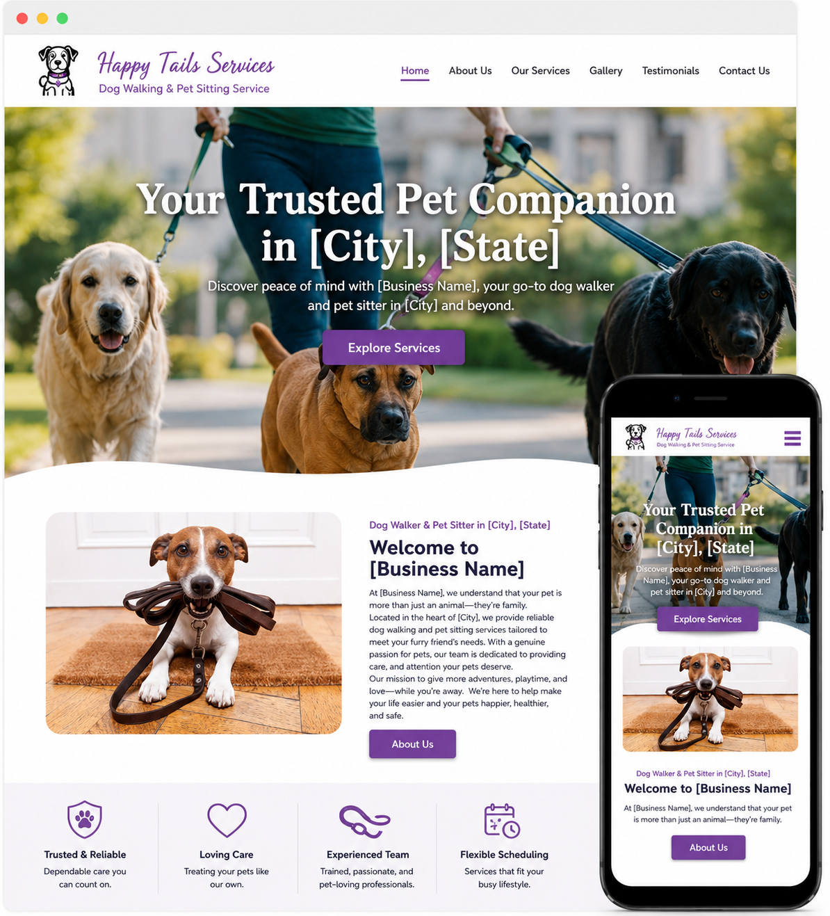 Dog Walker and Pet Sitter