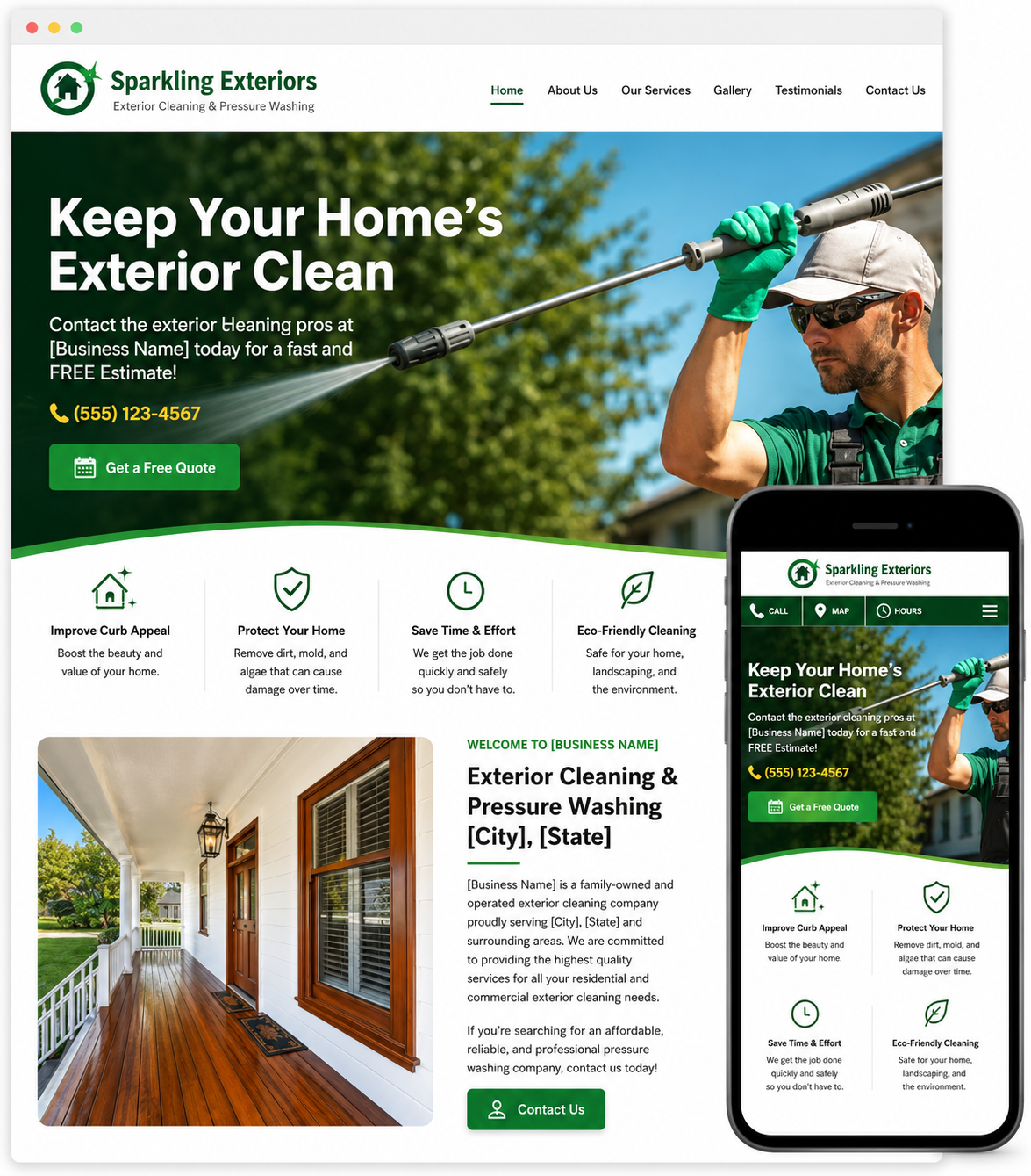 Exterior Home Cleaning