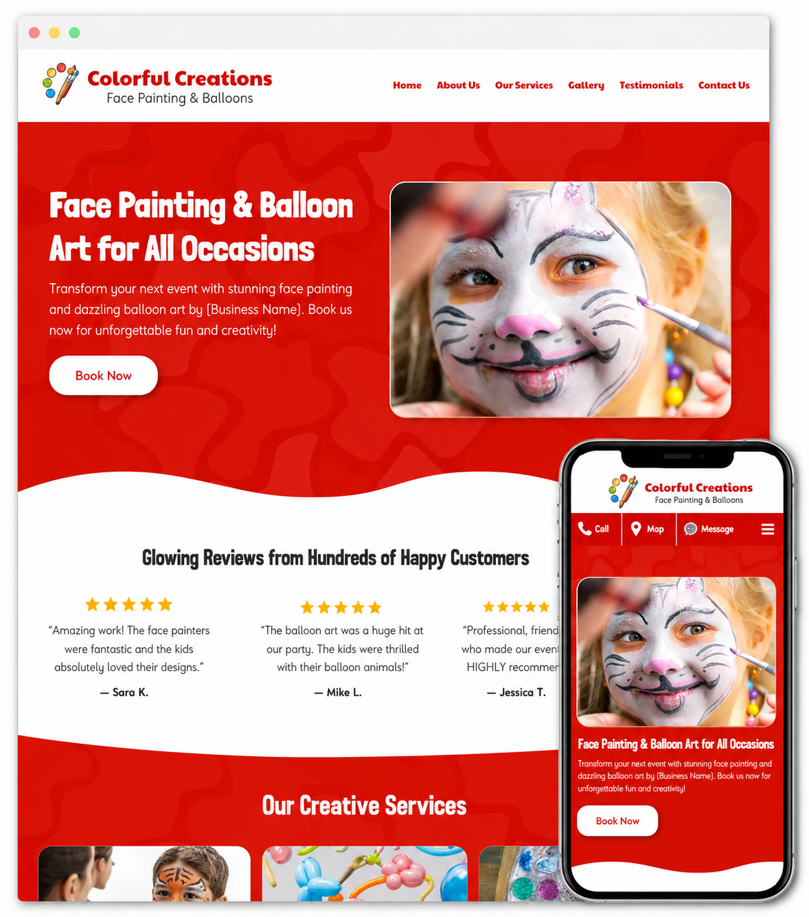 Face Painting & Balloon Art