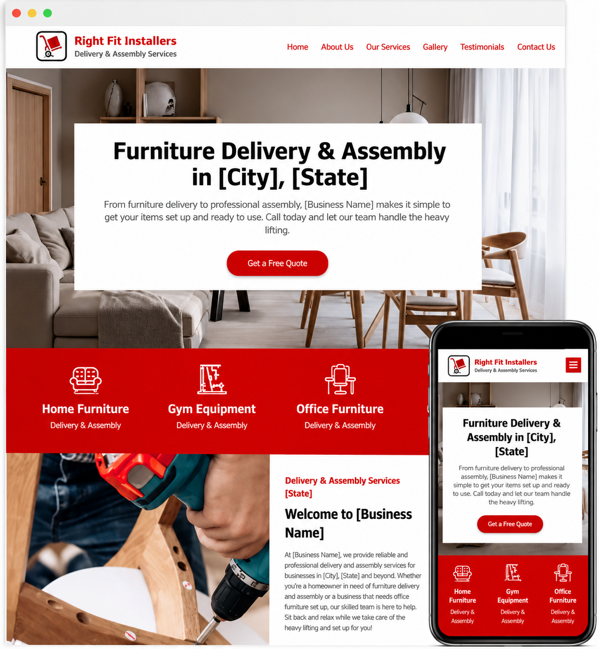 Furniture Delivery and Assembly