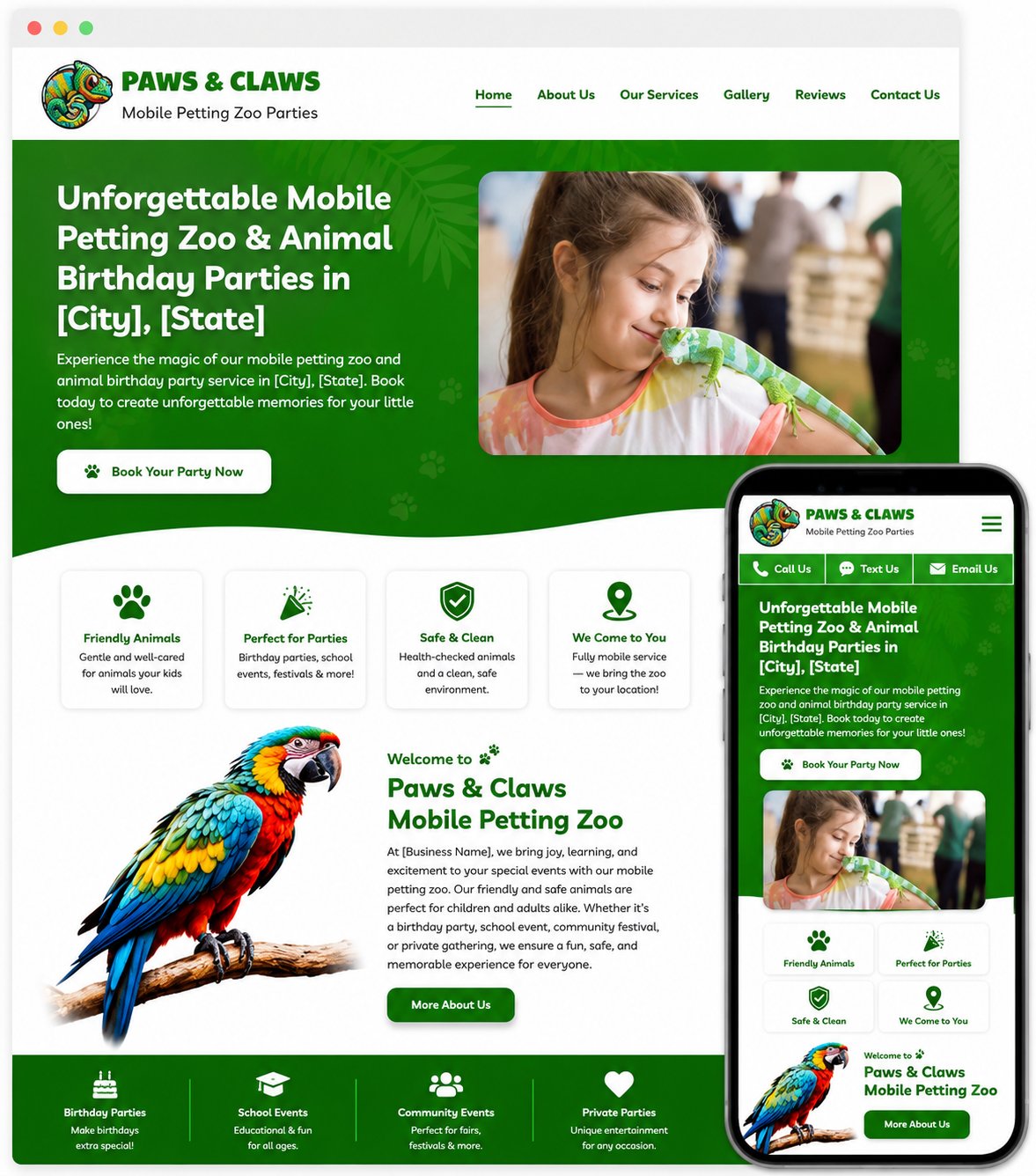 Mobile Petting Zoo & Animal Parties