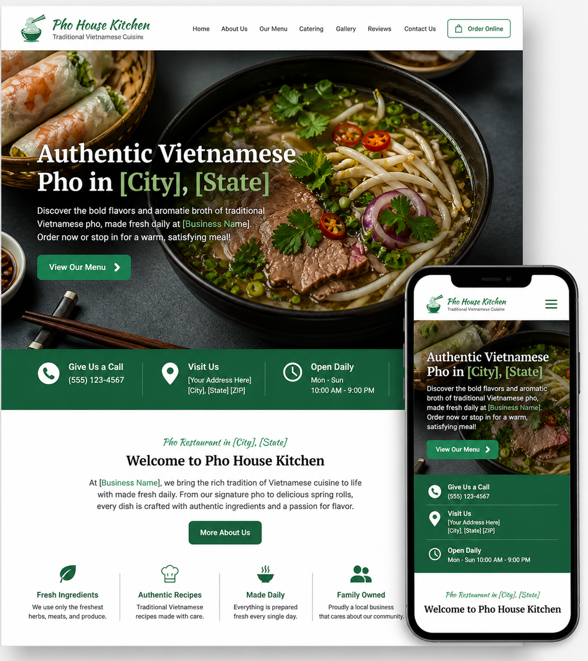 Vietnamese Pho Restaurant
