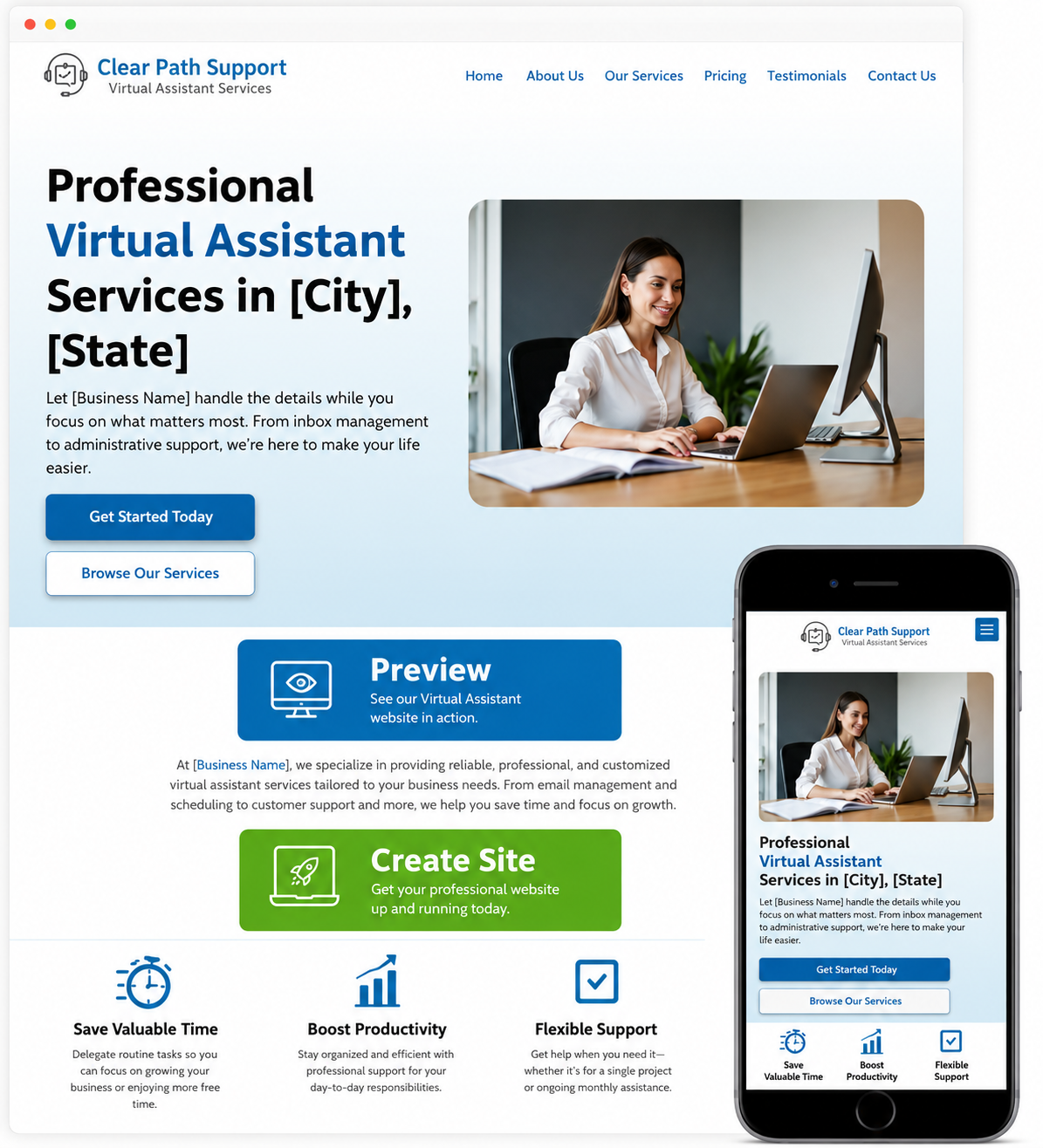 Virtual Assistance Service